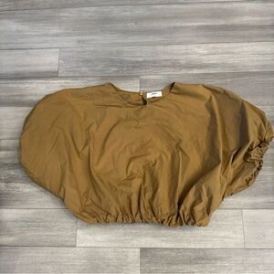 Mikoh Tan Button-Up Top